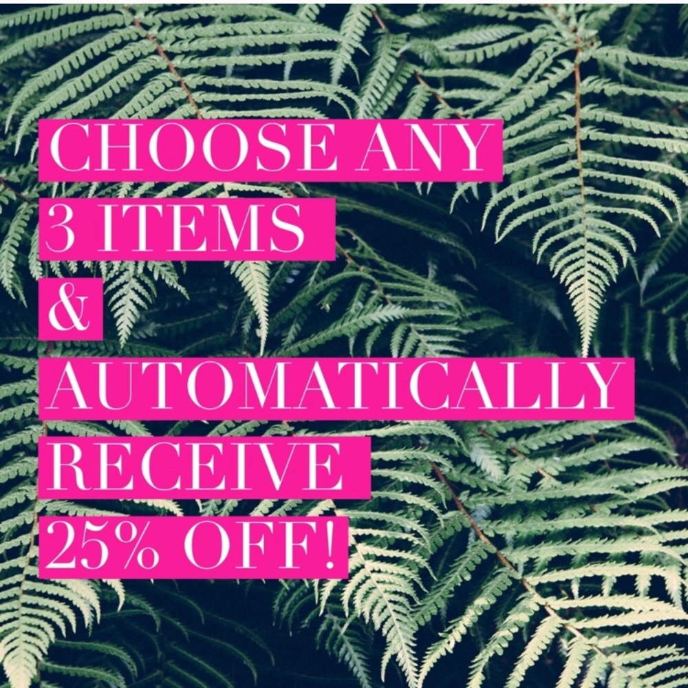 Bundle 3+ items for discount!